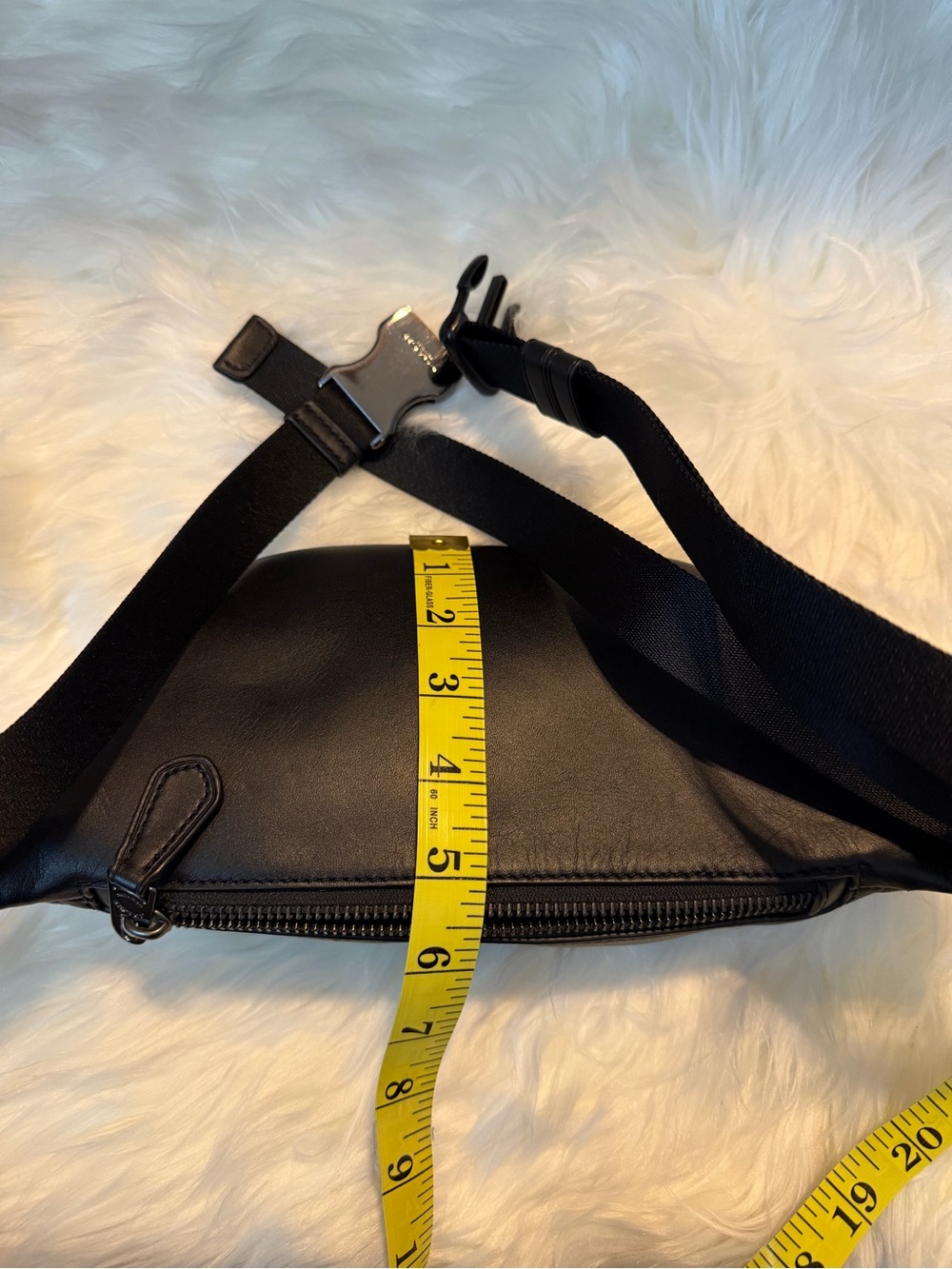 COACH Warren Mini Belt Bag/Fanny Pack Black Signature Coated Canvas No Hang Tag - Picture 11 of 16